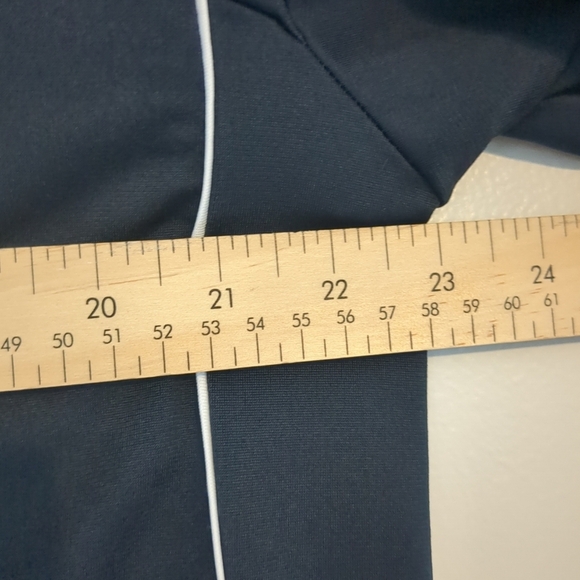 Adidas Track Jacket Mens XL Blue Vintage 2012 Running Streetwear 3 Stripe - Picture 7 of 9